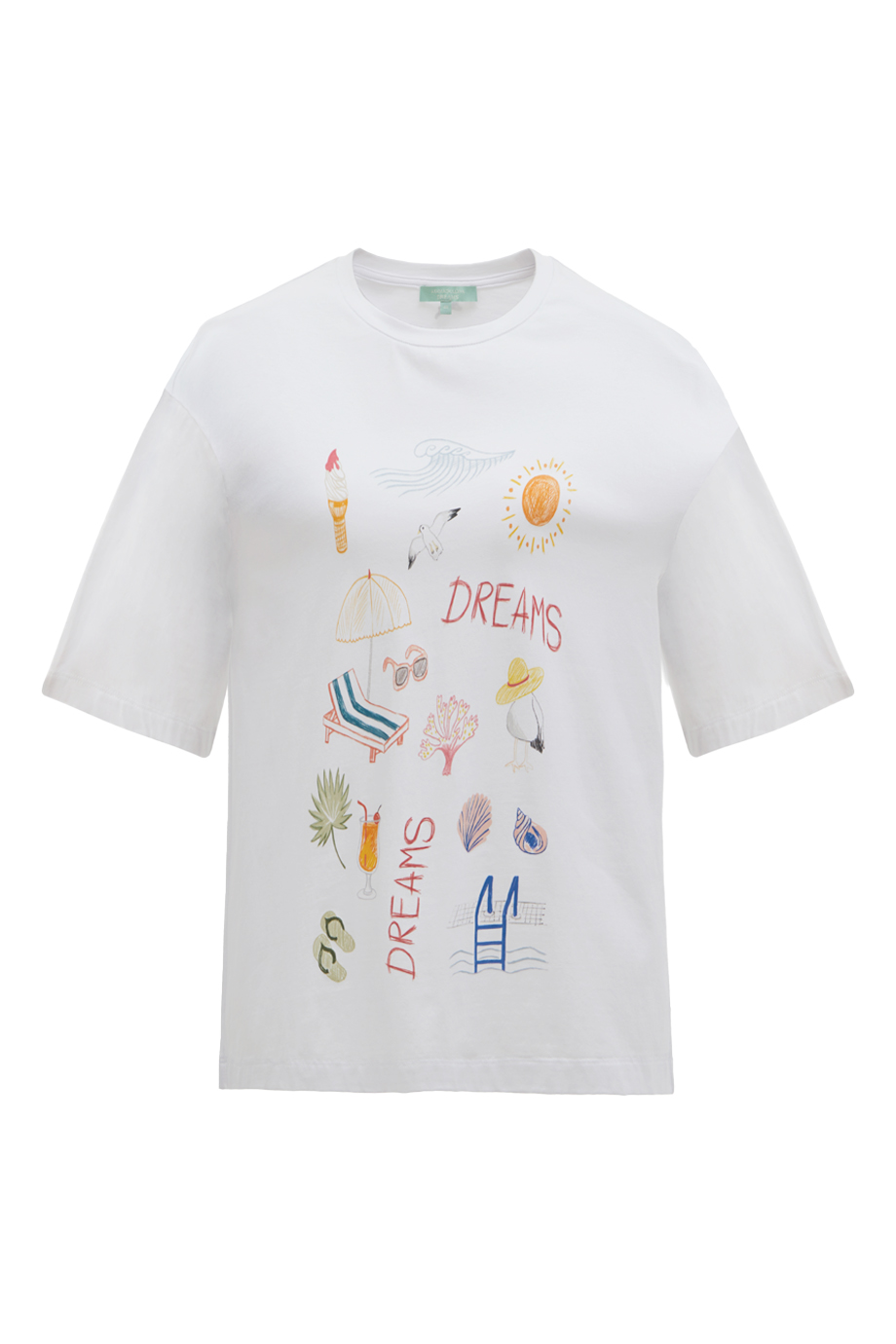 Хлопковая футболка Akhmadullina Dreams, арт. 124103120403539/302000
